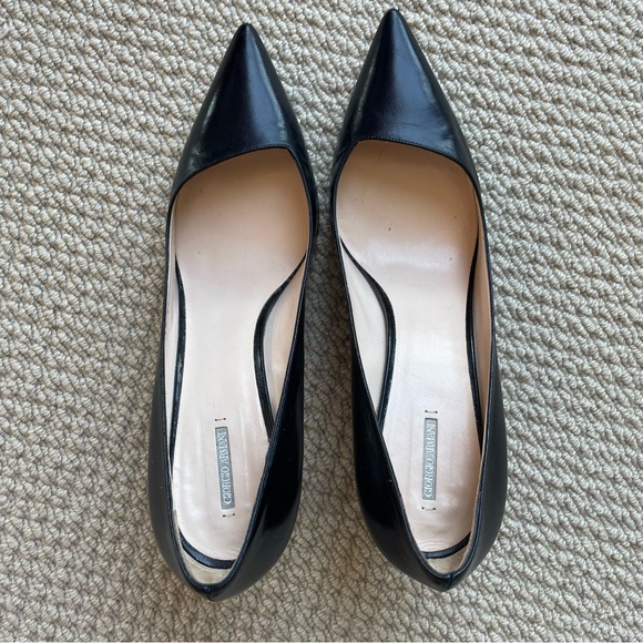 Giorgio Armani Black Heels - Picture 3 of 12